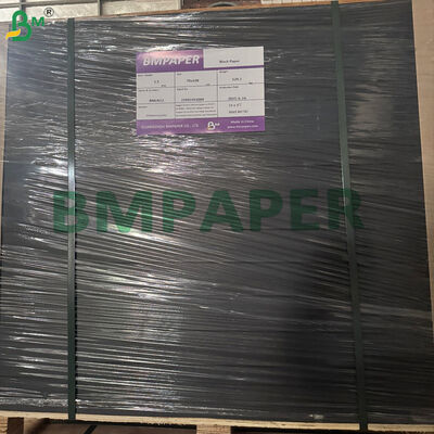Voedingsmiddelen 80 g 90 g Zwart Kraftpapier Virgin Pulp FDA-compliant recycleerbaar verpakkingspapier