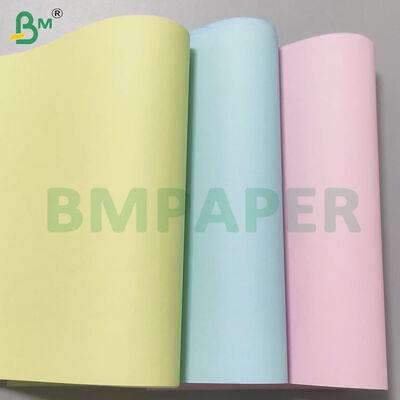 75gsm Clear Image Wit Roze Geel NCR Carbonless Papierrollen