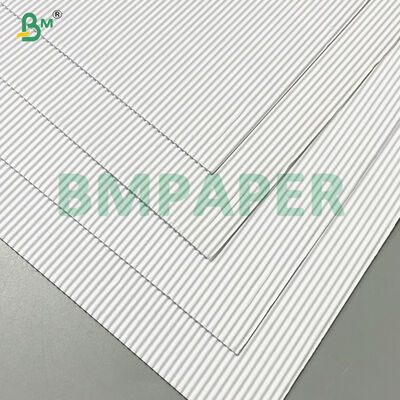 2-laags gerecycleerd golfbasispapier Wit golfpapier